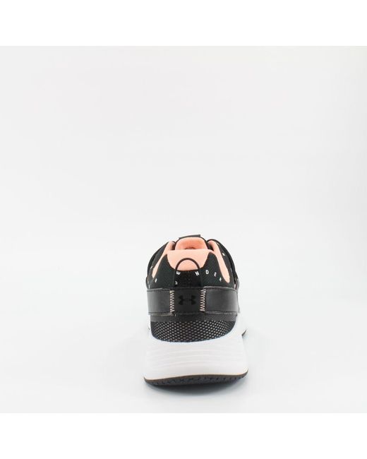 Under Armour Black Charged Breathe Mcprint Textile Trainers 3023222 001