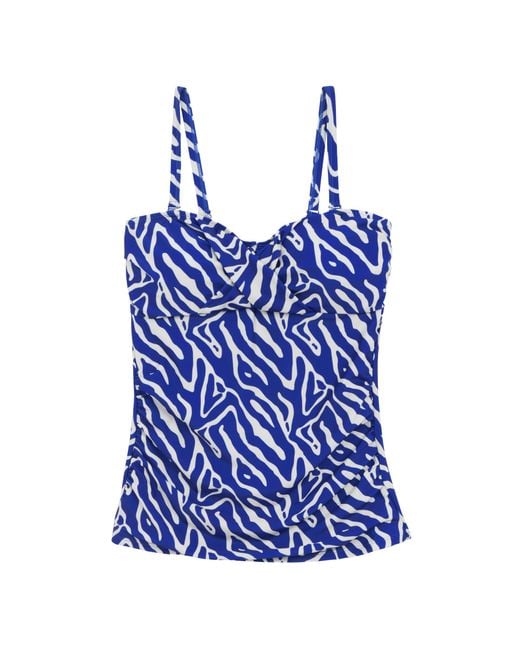 Regatta Blue Ladies Aceana Iii Abstract Tankini Top (Brightest)
