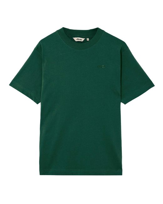 Ellesse Green Acciano T-Shirt (Dark) Cotton for men