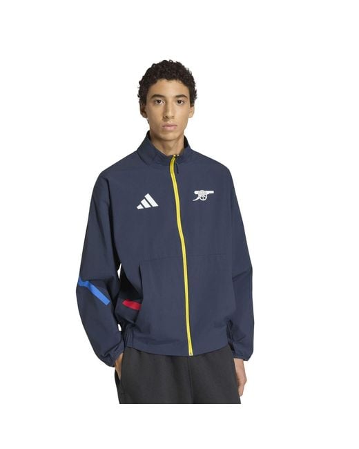 Adidas Blue Afc Anth Jkt for men