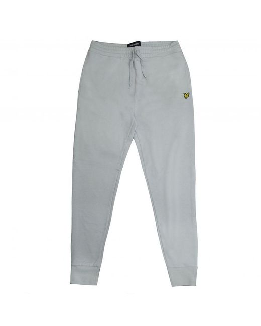 Lyle & Scott Gray Skinny Grey Track Pants Textile for men