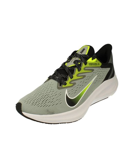 Nike Green Zoom Winflo 7 Men Running Shoes Eu 42,5 - Us 9 for men