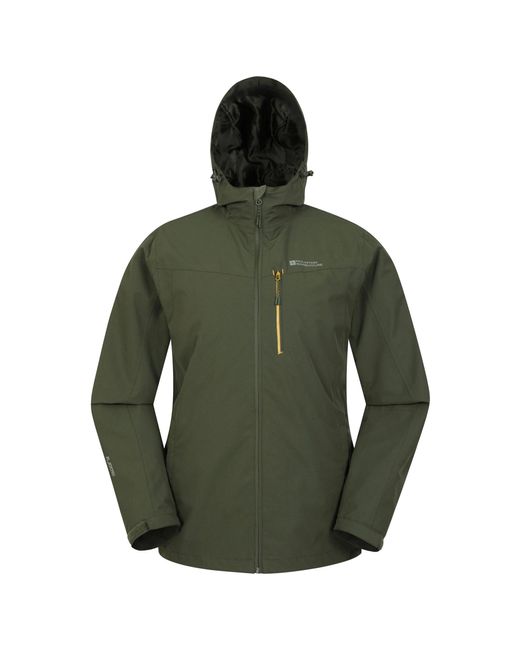 Mountain Warehouse Green Brisk Extreme Waterproof Jacket for men