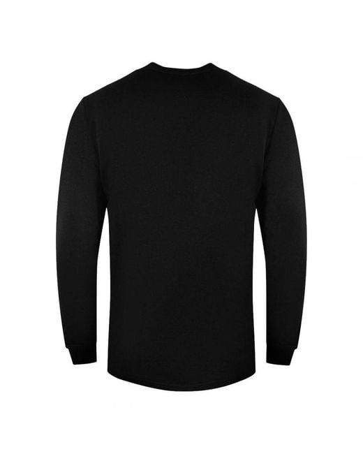 Roberto Cavalli Black Logo Printed Cotton Sweatshirt
