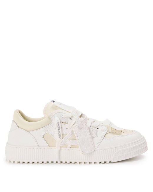 Off-White c/o Virgil Abloh White Off 3.0 Court Low Eye Catching Silhouette Trainers for men