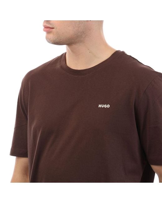 HUGO Brown 99 T Shirt for men