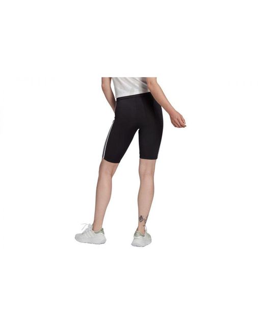 Adidas White High Waisted Short Tights