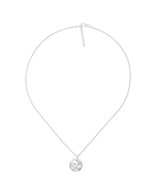 Orphelia Metallic 'Elvina' 925 Sterling Chain With Pendant