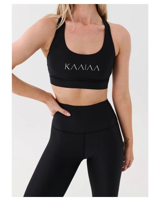 P.E Nation Black Pe Kaaiaa X Recycled Poly Sports Bra