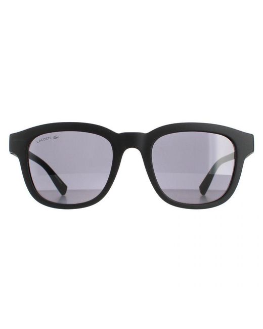 Lacoste Black Rectangle Matte L966S