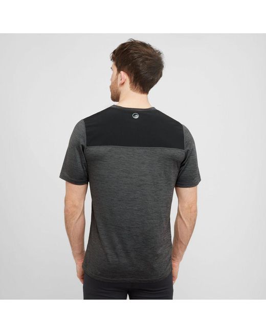 North Ridge Gray Move Lightweight And Breathable T-Shirt, Short Sleeve Baselayer Top for men