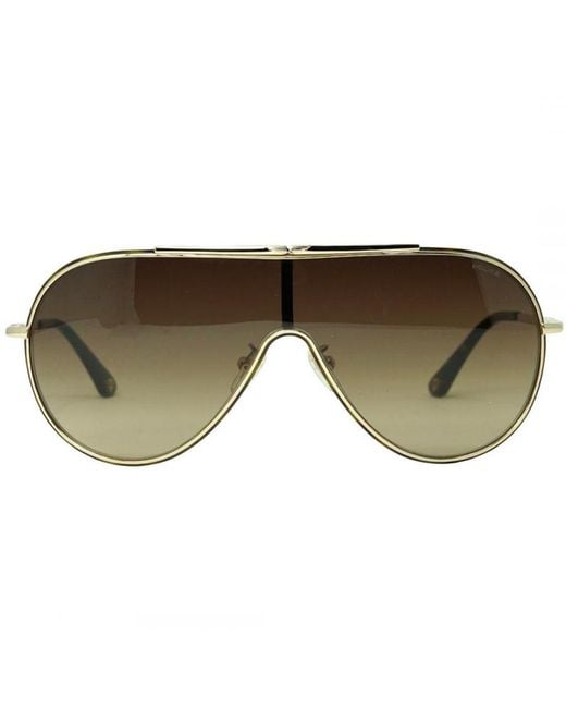 Police Brown Spl964M 0330 Sunglasses Metal (Archived) for men