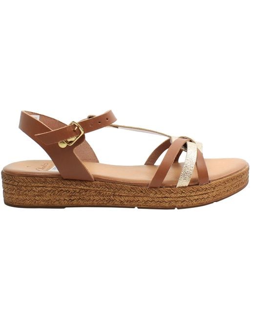 Clarks Brown Daniella Ray Sandals
