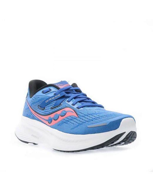 Saucony Blue Womenss Guide 16 Trainers