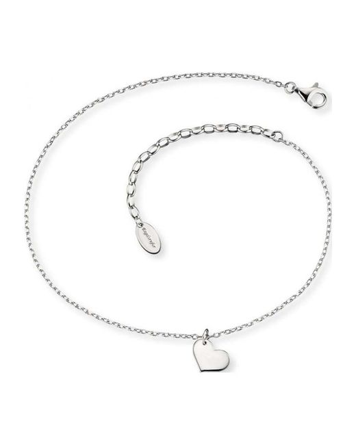 Engelsrufer White Erf-Lilheart Ladies Heart Anklet