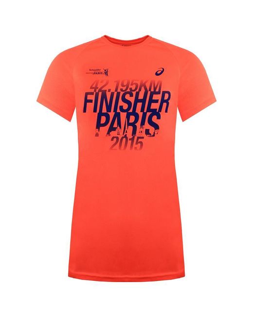 PUMA Red Asics Finisher Paris 2015 T-Shirt