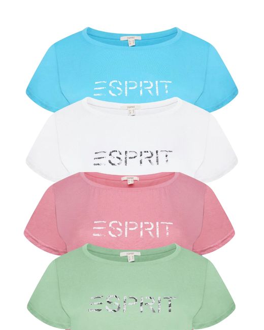 Esprit Gray Ladies T-Shirt Pack Of 4
