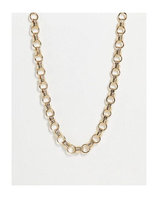 Topshop gold chain top