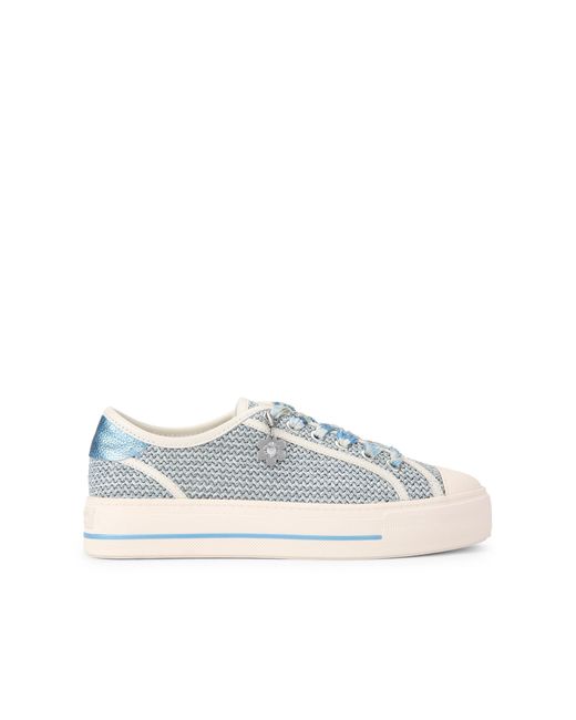 Kurt Geiger Blue Lace Up Sneaker Sneakers