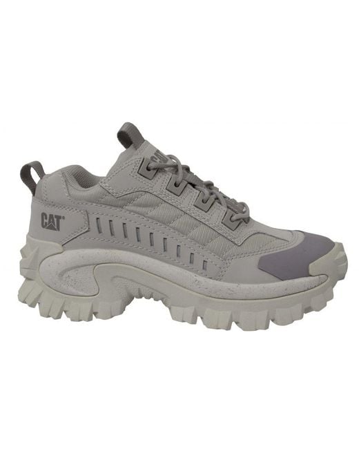 Caterpillar Cat Intruder Urban Grey Trainers Leather in Grey for Men