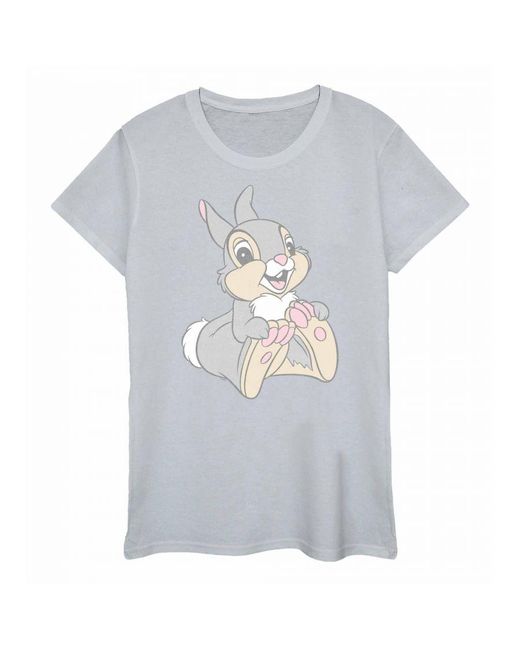 Disney White Ladies Thumper T-Shirt (Sports)