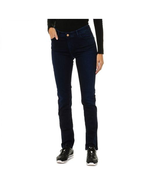Armani Lange Broek Jeans in het Blue voor heren