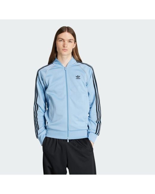 Adidas Blue Adicolor Classics Sst Track Jacket for men
