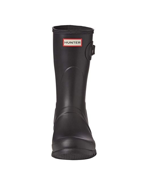 Hunter Black Wellington Boots for men