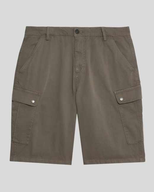 Lyle & Scott Gray Cargo Shorts for men