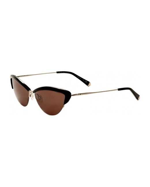 Kate Young For Tura Brown K504-Blk-59 K504 59 Blk Ally Sunglasses