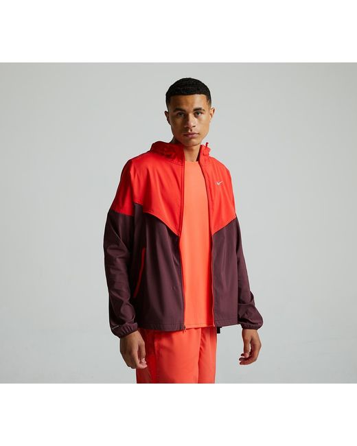 Nike Red Run Repel Uv Windrunner for men
