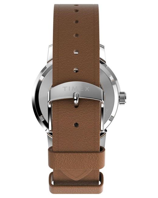 Timex Gray Marlin Watch Tw2W59300 Leather (Archived) for men