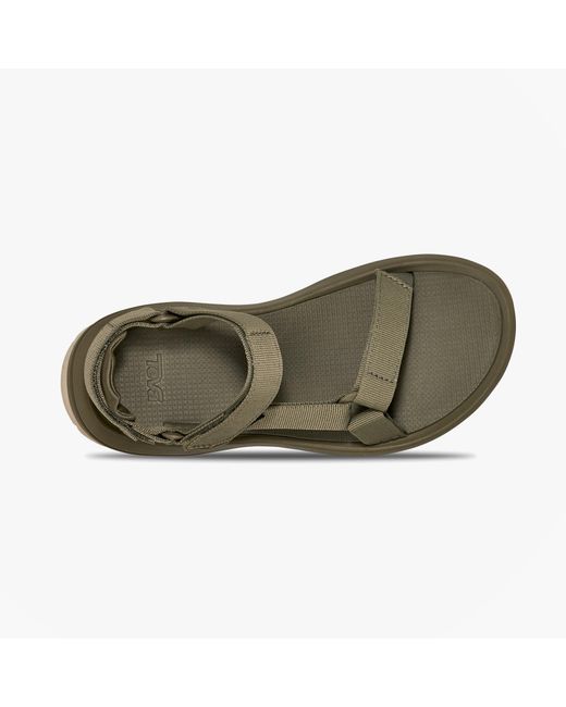 Teva Green Hurricane Xlt3 Cross Strap Sandals Burnt