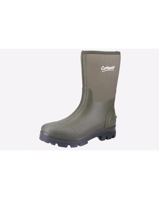 Cotswold Black Kensington Wellingtons for men