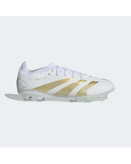 Adidas Originals White Predator Pro Firm Ground Boots