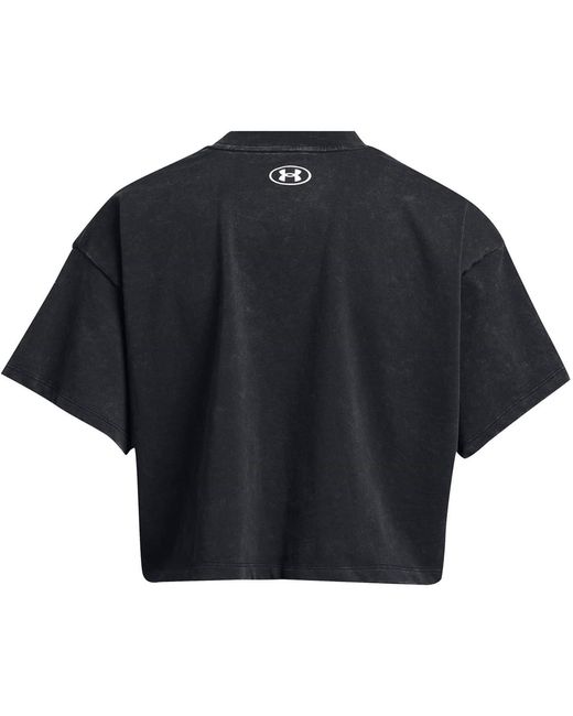 Under Armour Black Dusk Dawn Crew Neck Short Sleeve Boyfriend T-Shirt