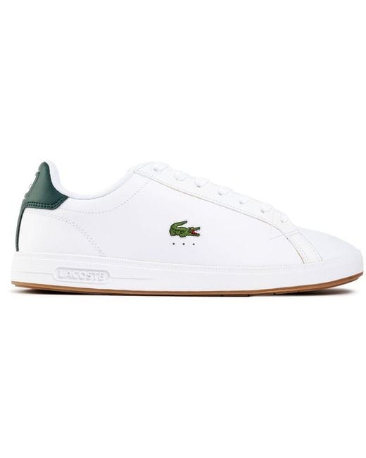 Lacoste White Graduate Pro Trainers for men