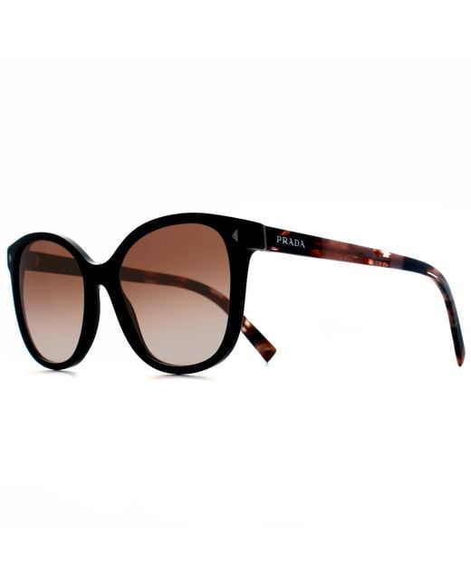 Prada Brown Square Gradient Pr22Zs