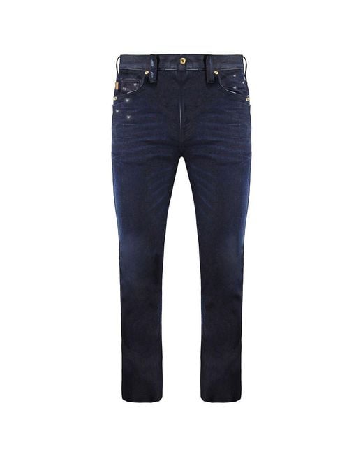 Armani Blue Emporio J06 Slim Fit Low Waist Jeans for men