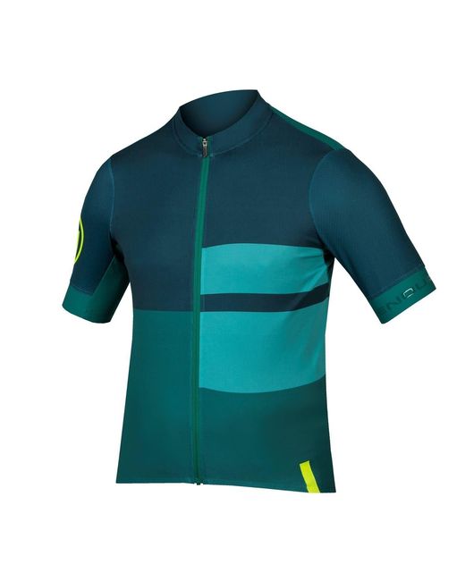 Endura Green Fs260 Print Short Sleeve Jersey for men