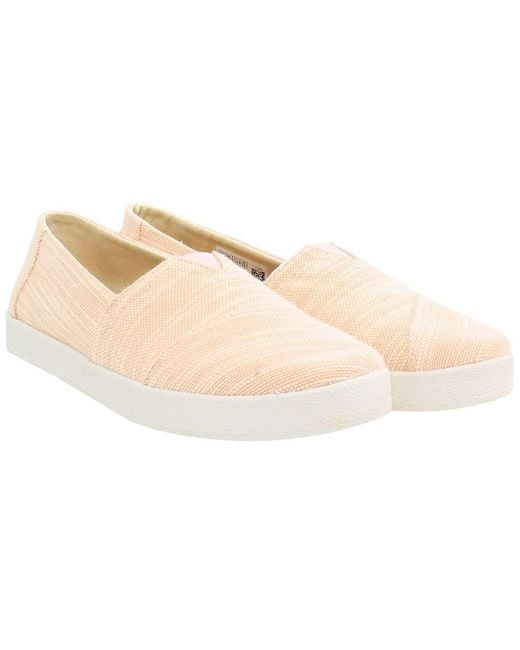 TOMS Natural Alpargata Peach Espadrilles