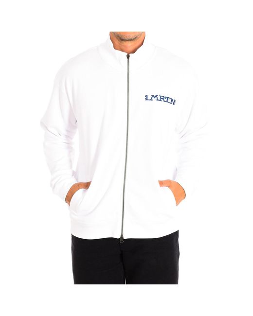 La Martina White Tmf601-Fp533 Zip-Up Hoodie for men