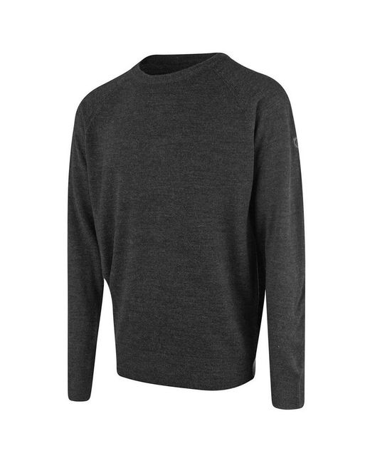 Island Green Gray Raglan Dark Charcoal Golf Sweater for men