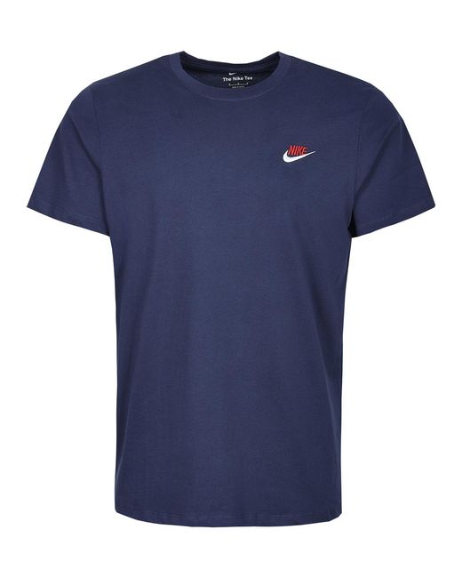 Nike Blue 3 Pack Sportswear Club T Shirt for men