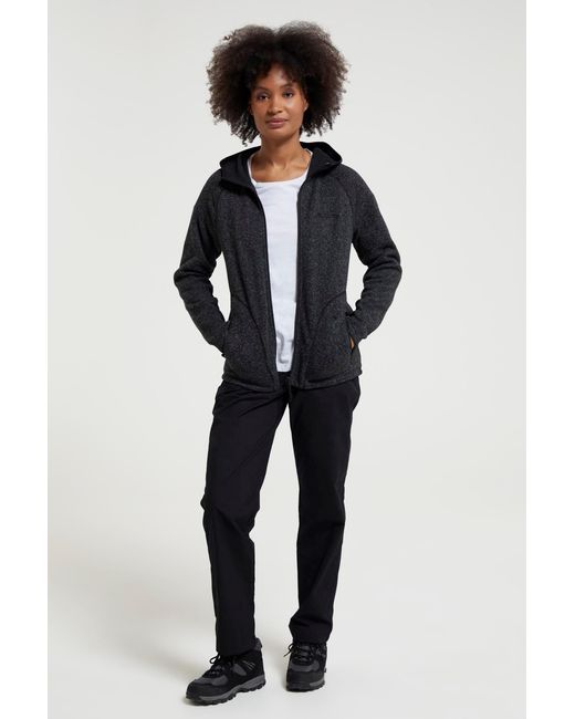 Mountain Warehouse Blue 'Nevis Fleece Jacket With Pockets Full Zip Base Layer