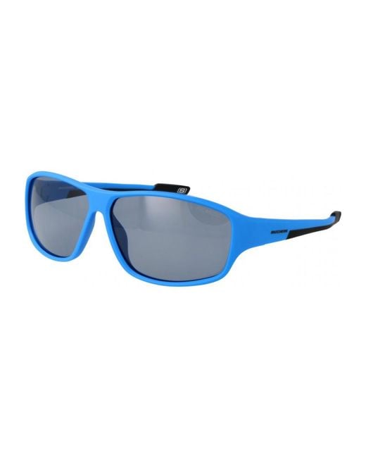 Skechers Blue Se6364 6591D 65 91D Sunglasses for men