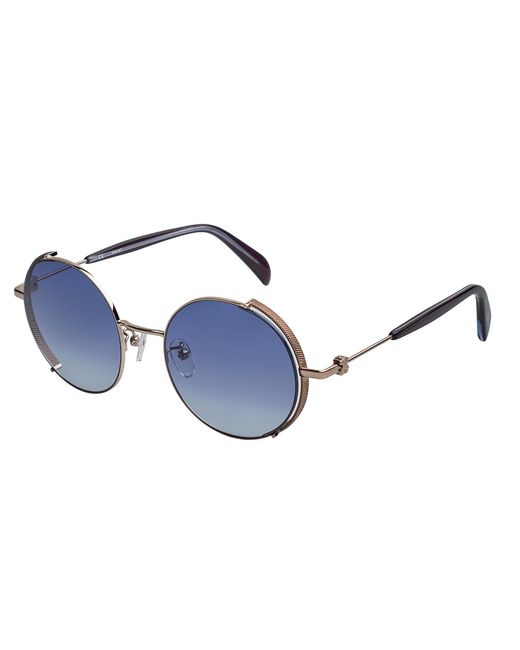 Tous Blue Sto440 Round Sunglasses For