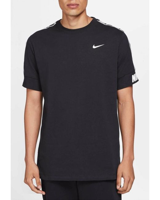 Nike Black Repeat T Shirt for men