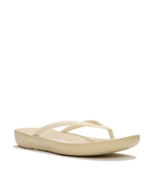 Fitflop Natural X Pantone Iqushion Boulder Flip Flops
