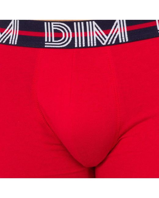 Dim Red Pack-3 Boxers System Breathable Fabric D01Qu for men